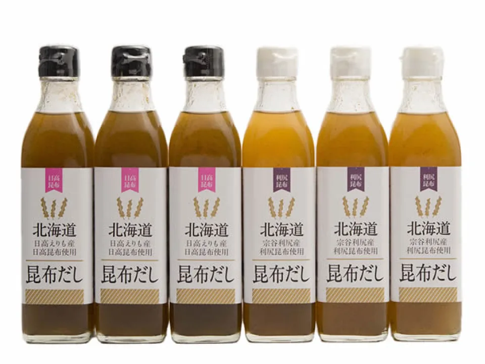 日高・利尻昆布だし 6本セット